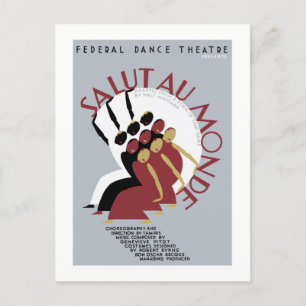 Salut Au Monde Postcard