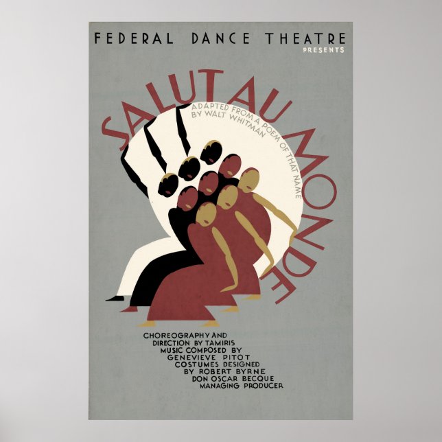 Salut Au Monde Poster (Front)