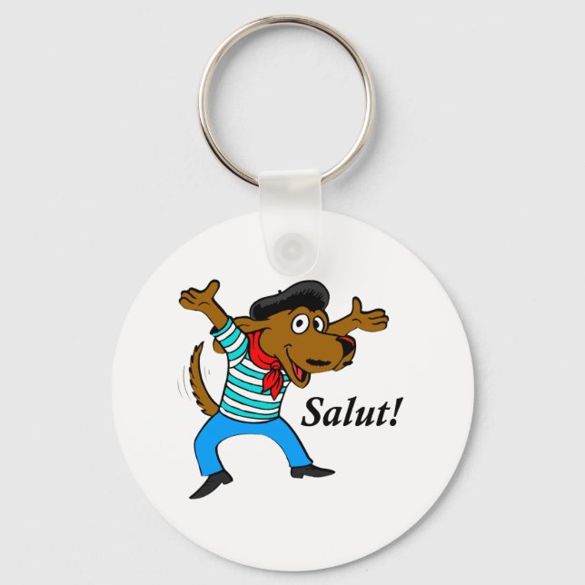 Salut! Keychain (Front)