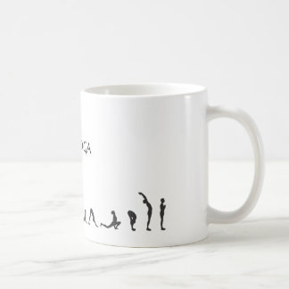 salutation iloveyoga coffee mug