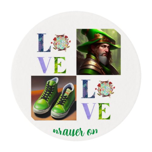Salutations on St Patricks Day      Edible Frosting Rounds