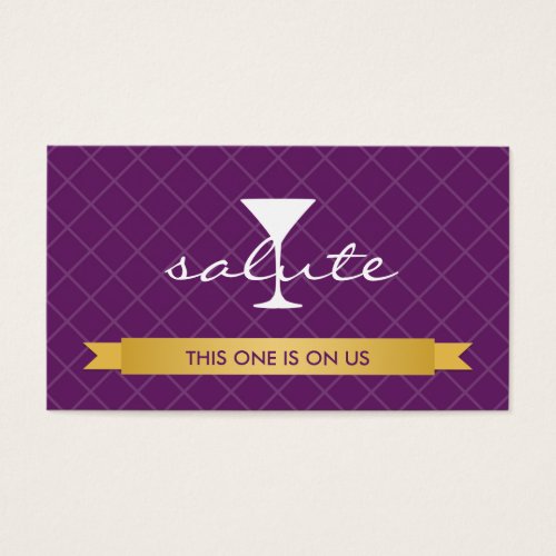 Salute alcoholic drink ticket party event voucher