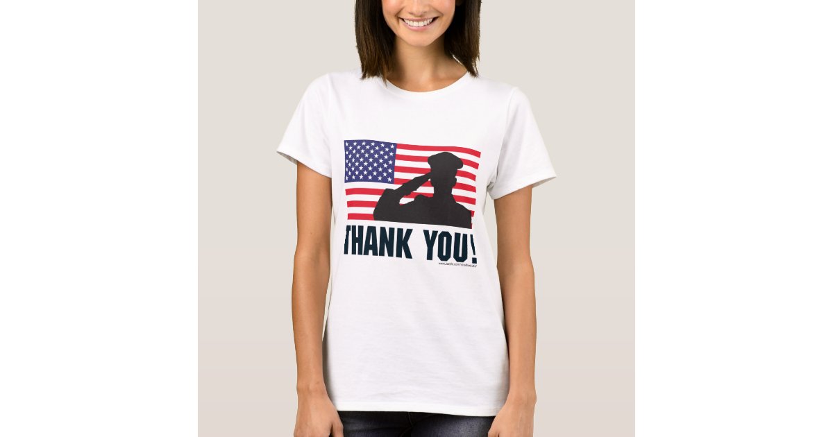 Salute T-Shirt | Zazzle