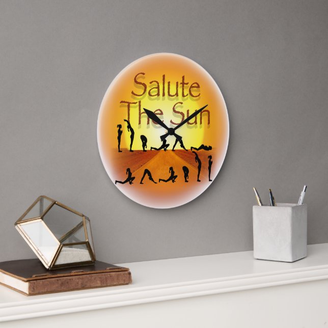 Salute The Sun Wall Clock (Office)