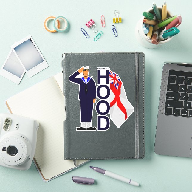 SALUTE TO HMS HOOD STICKER (iPad Cover)
