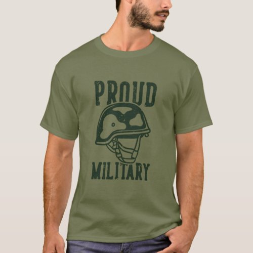 Salute to Service Proud to Military T_Shirt