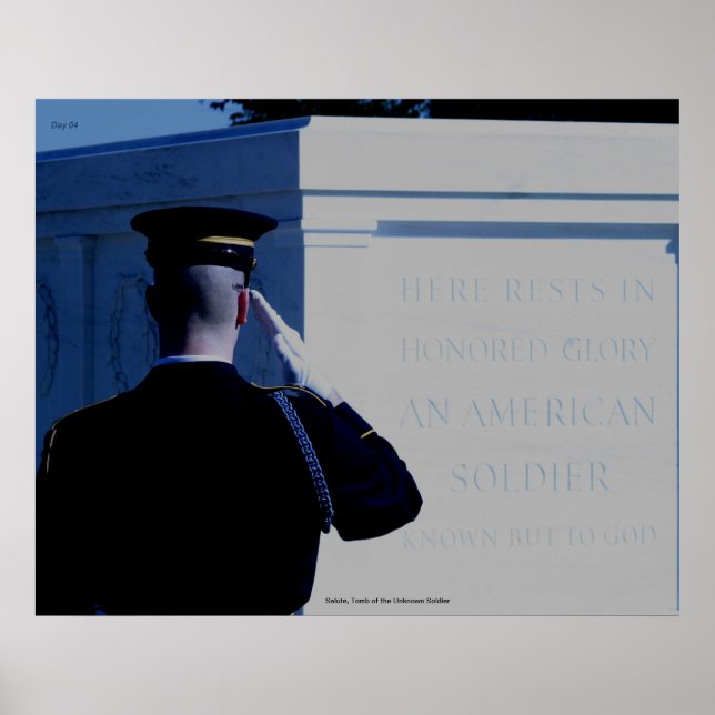 Salute, Tomb of the Unknown Soldier Poster (Front)