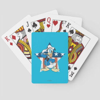 Salute with Patriotic Star Playing Cards