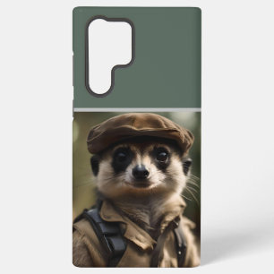 Saluting Silvester the Meerkat: A Veteran's Tale Samsung Galaxy S22 Ultra Case