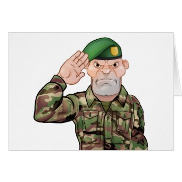 Saluting Soldier Cartoon Saluting Soldier Cartoon