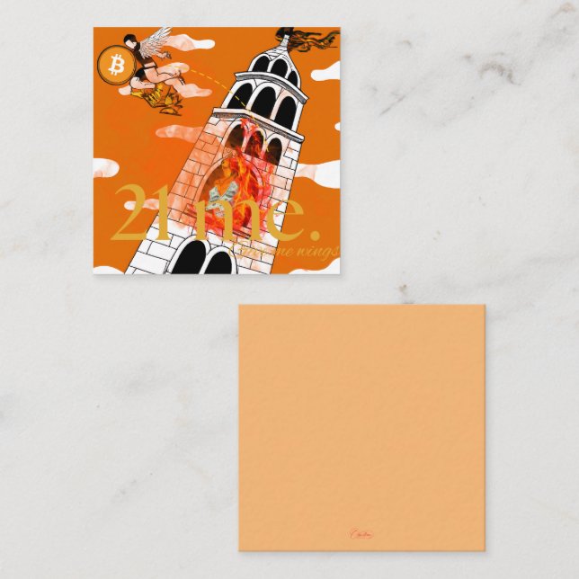 Salva me. note card (Front/Back)