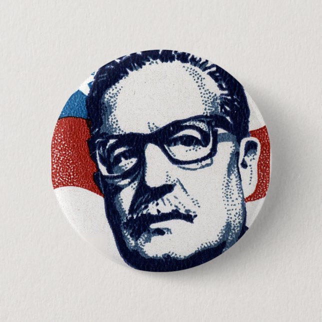 Salvador Allende - Venceremos Pinback Button (Front)