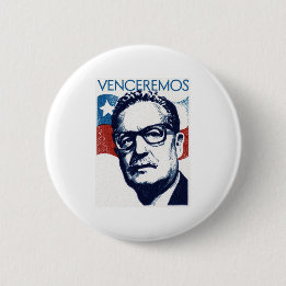 Salvador Allende - Venceremos Pinback Button