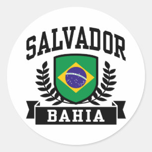 Salvador Bahia Classic Round Sticker