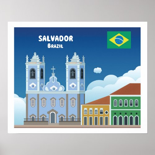 Salvador Brazil Poster