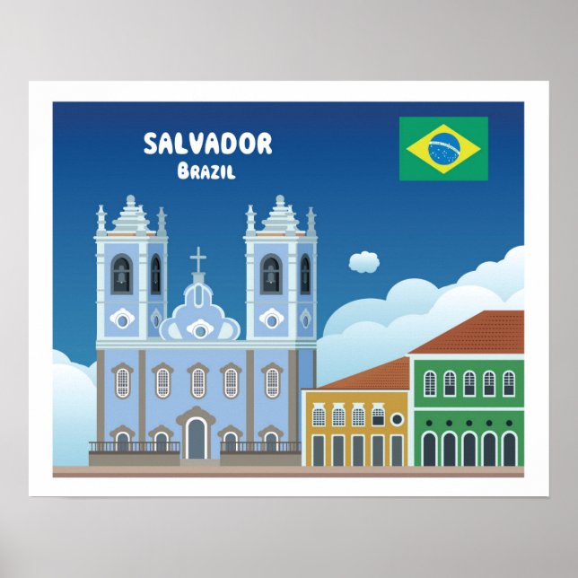 Salvador Brazil Poster (Front)