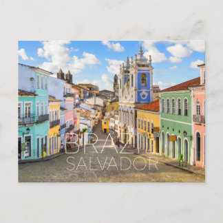 Salvador, Brazil Travel Postcard