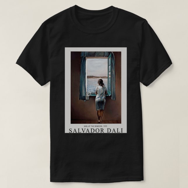 Salvador Girl Windows Art T-Shirt (Design Front)