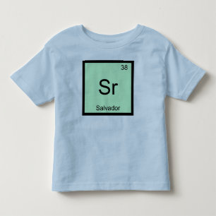 Salvador Name Chemistry Element Periodic Table Toddler T-shirt