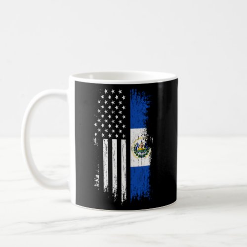Salvadoran American Flag _ Pride El Salvador Coffee Mug