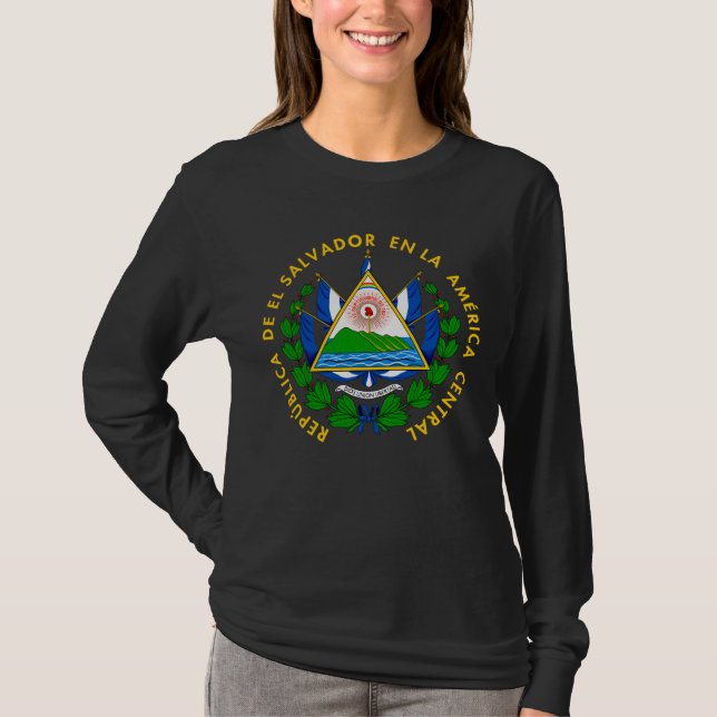Salvadoran coat of arms Sweatshirt T-Shirt (Front)