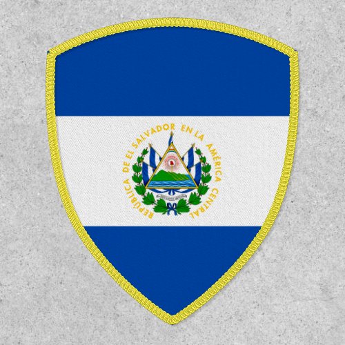 Salvadoran Flag Flag of El Salvador Patch