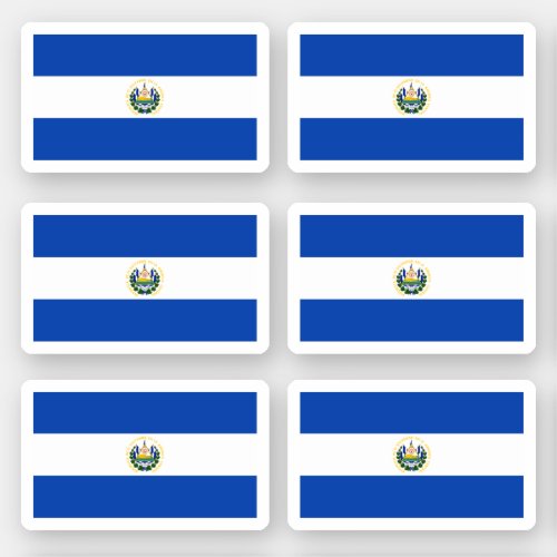 Salvadoran flag sticker