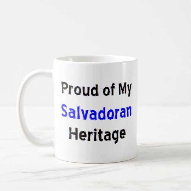 salvadoran heritage coffee mug (Left)