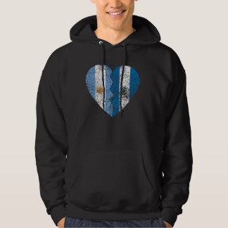 Salvadorean Argentinian Flags Heart Argentina El S Hoodie