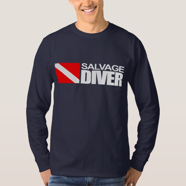 Salvage Diver 4 Apparel T-Shirt (Front)