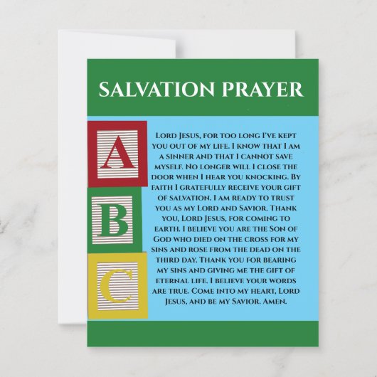 Salvation abc (Back)
