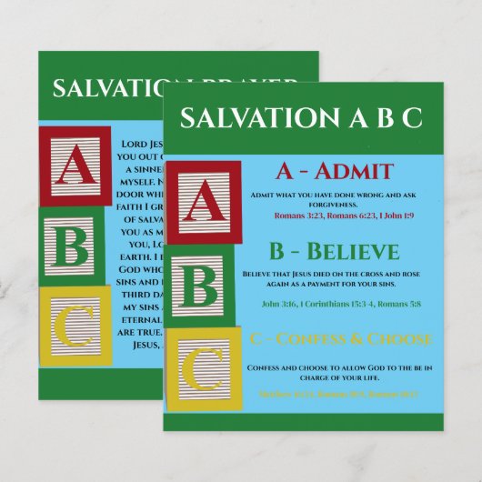 Salvation abc (Front/Back)