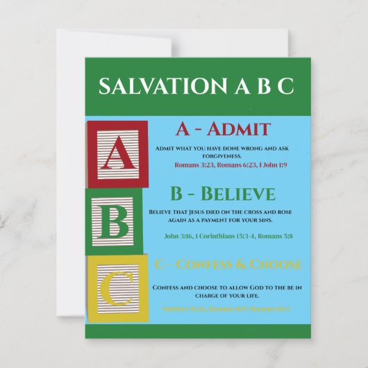 Salvation abc (Front)