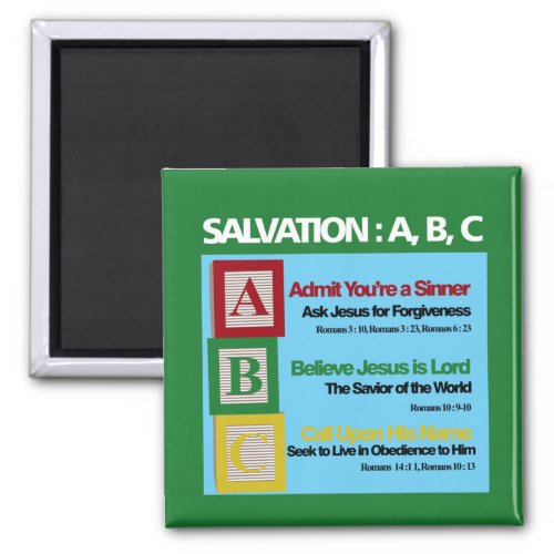 Salvation ABC Magnet
