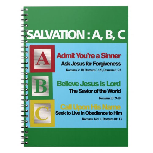 Salvation ABC Notebook