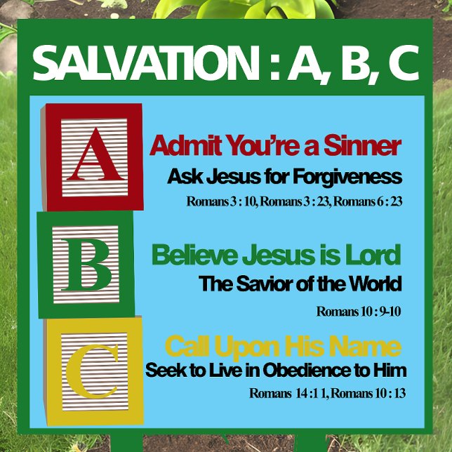 Salvation ABC Sign (Creator Uploaded)