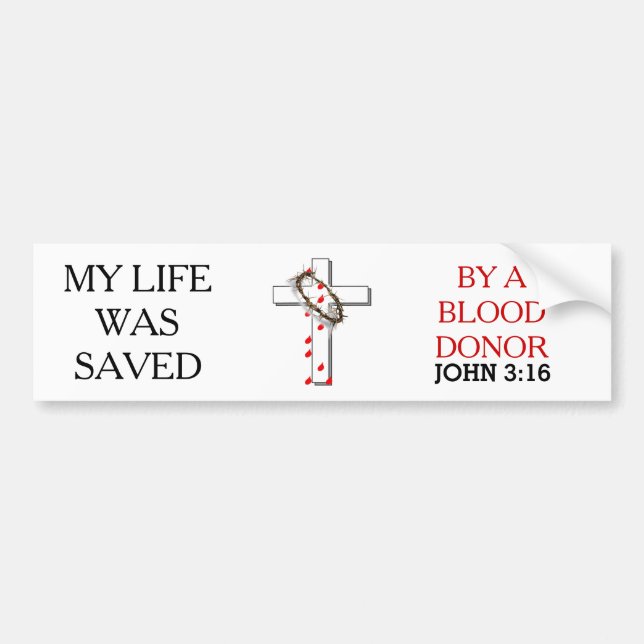 SALVATION BUMPER STICKER (Front)