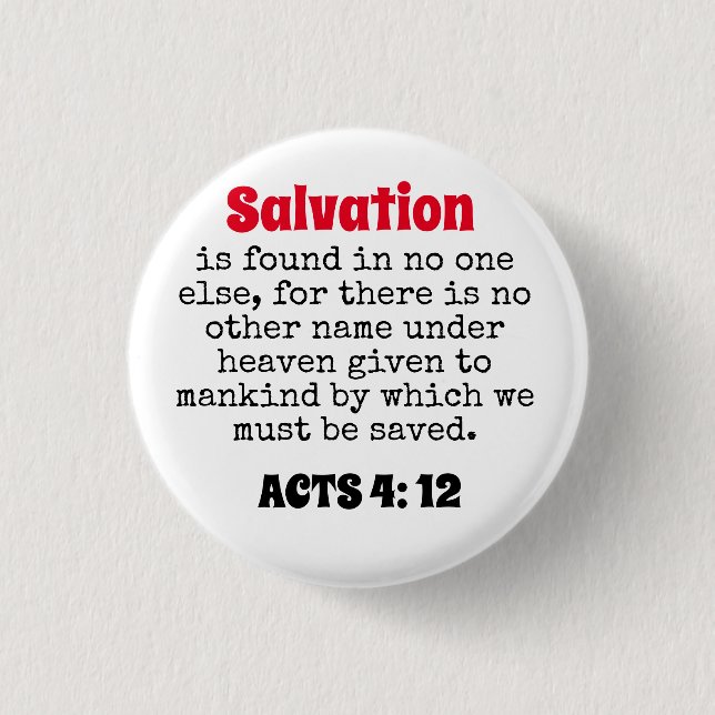 salvation  button (Front)
