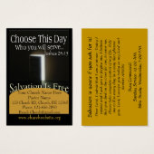 Salvation Card: Doorway to Salvation (Front & Back)