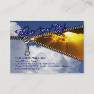 Salvation Card: This is Your Day! Business Card
