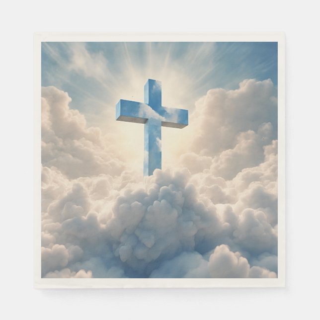 Salvation, Cross in the Clouds, Napkins (Front)