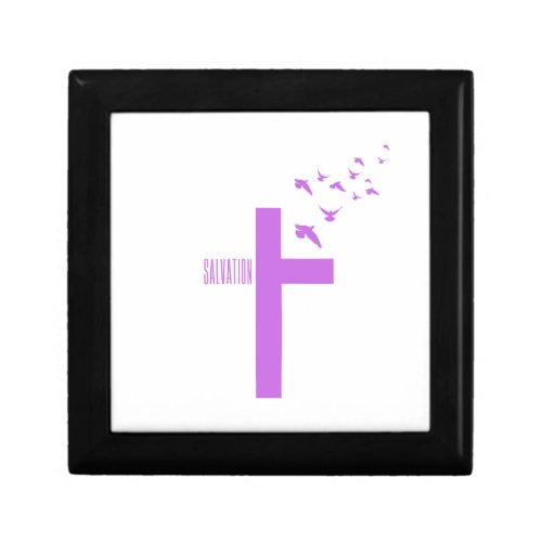 Salvation Cross with Doves  Gift Box