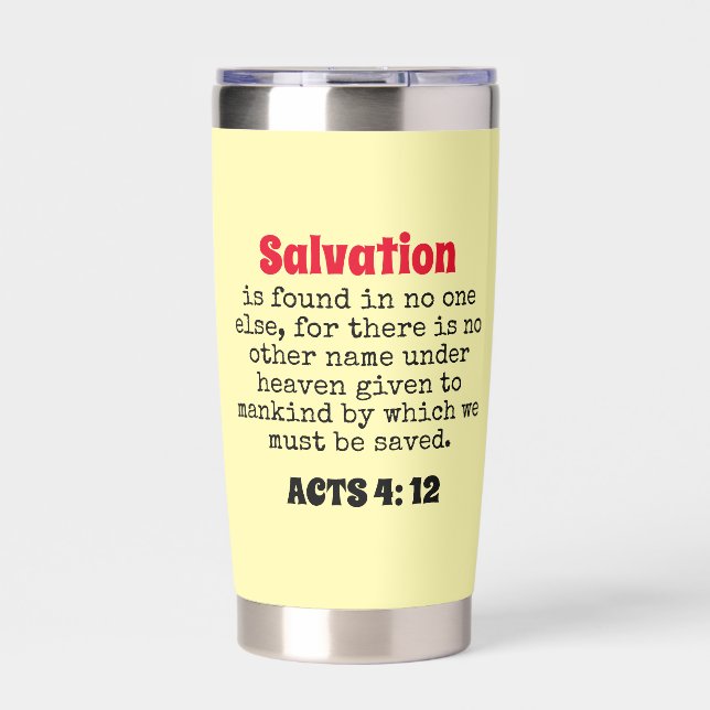 salvation  insulated tumbler (Front)