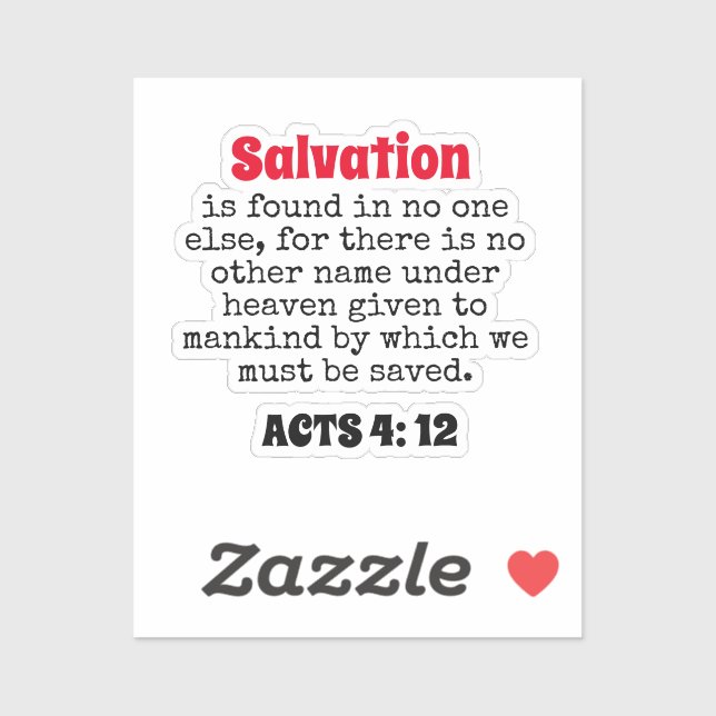 salvation  sticker (Sheet)