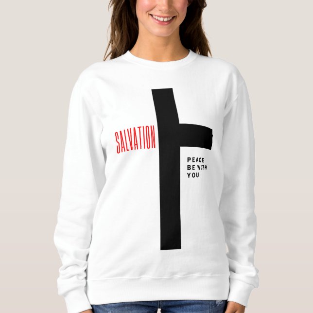 Salvation white Sweatshirt (Front)