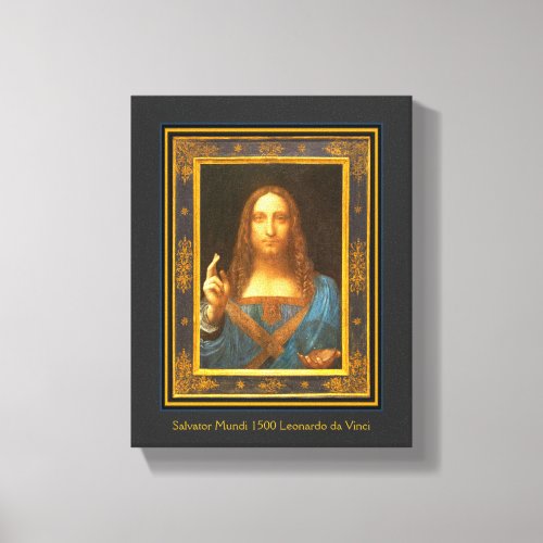 Salvator Mundi 1500 Leonardo da Vinci Canvas Print