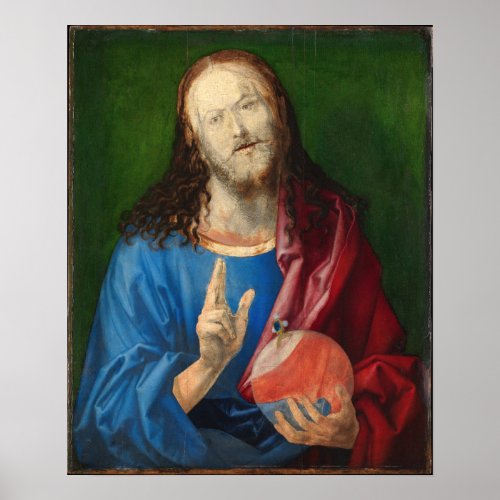 Salvator Mundi by Albrecht Durer Poster