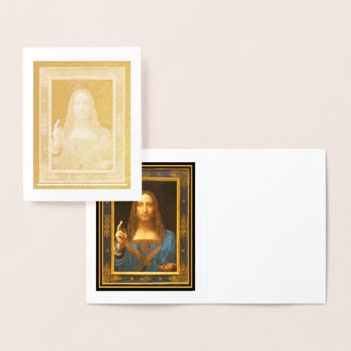 Salvator Mundi by Leonardo da Vinci  1500  Foil C Foil Card