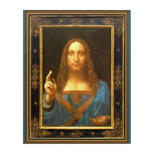 Salvator Mundi by Leonardo da Vinci c 1500 Acrylic Print