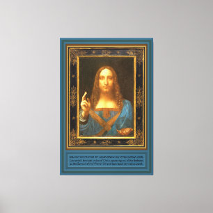 Salvator Mundi by Leonardo da Vinci c 1500 Canvas Print